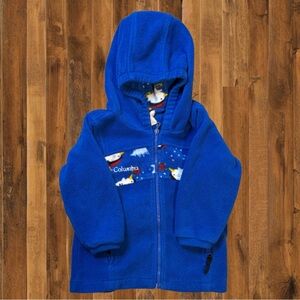 💙 Columbia Kids Fleece Jacket – Winter Graphic – Size 2T